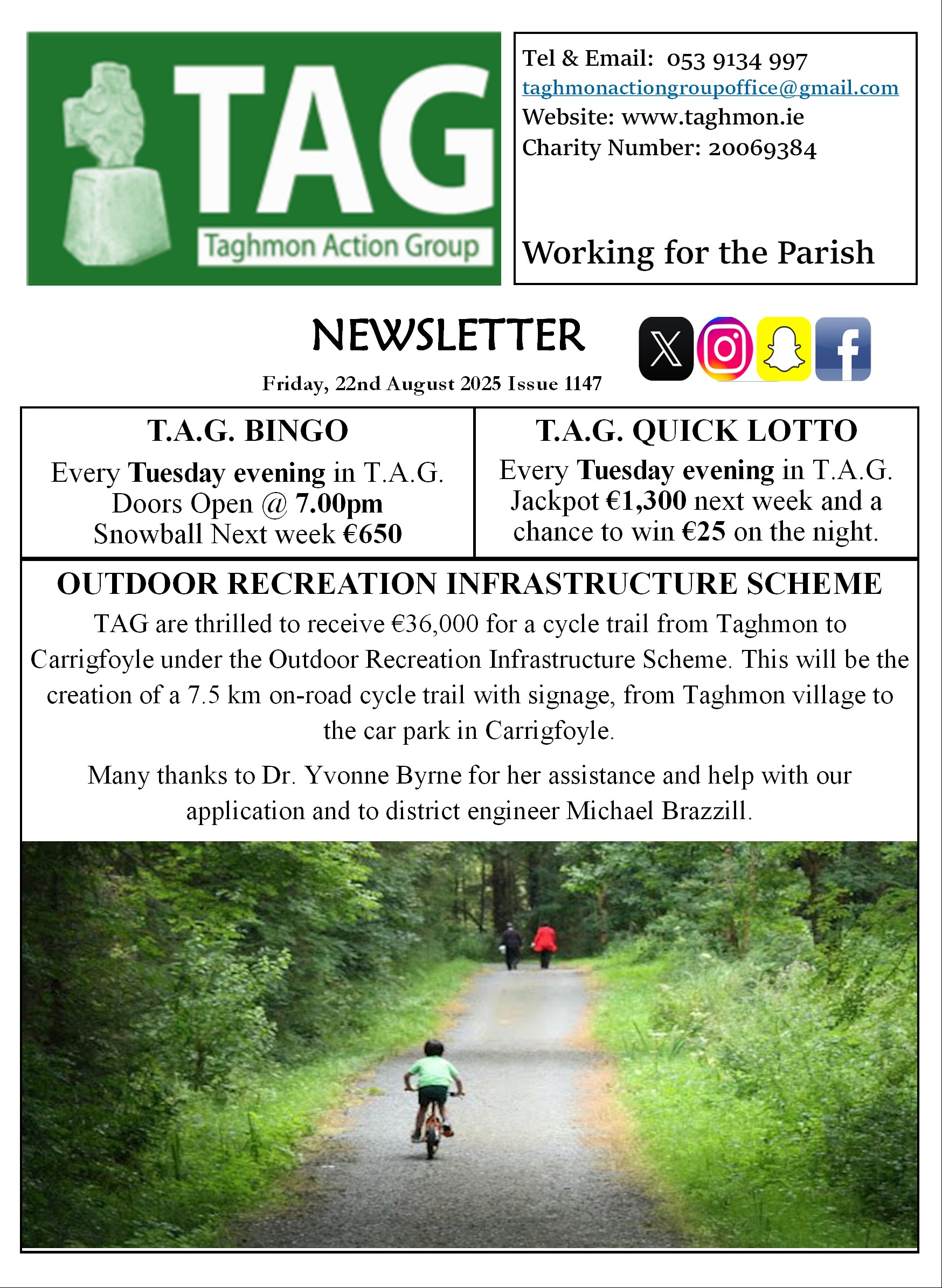 22nd August 2025 – Issue 1147