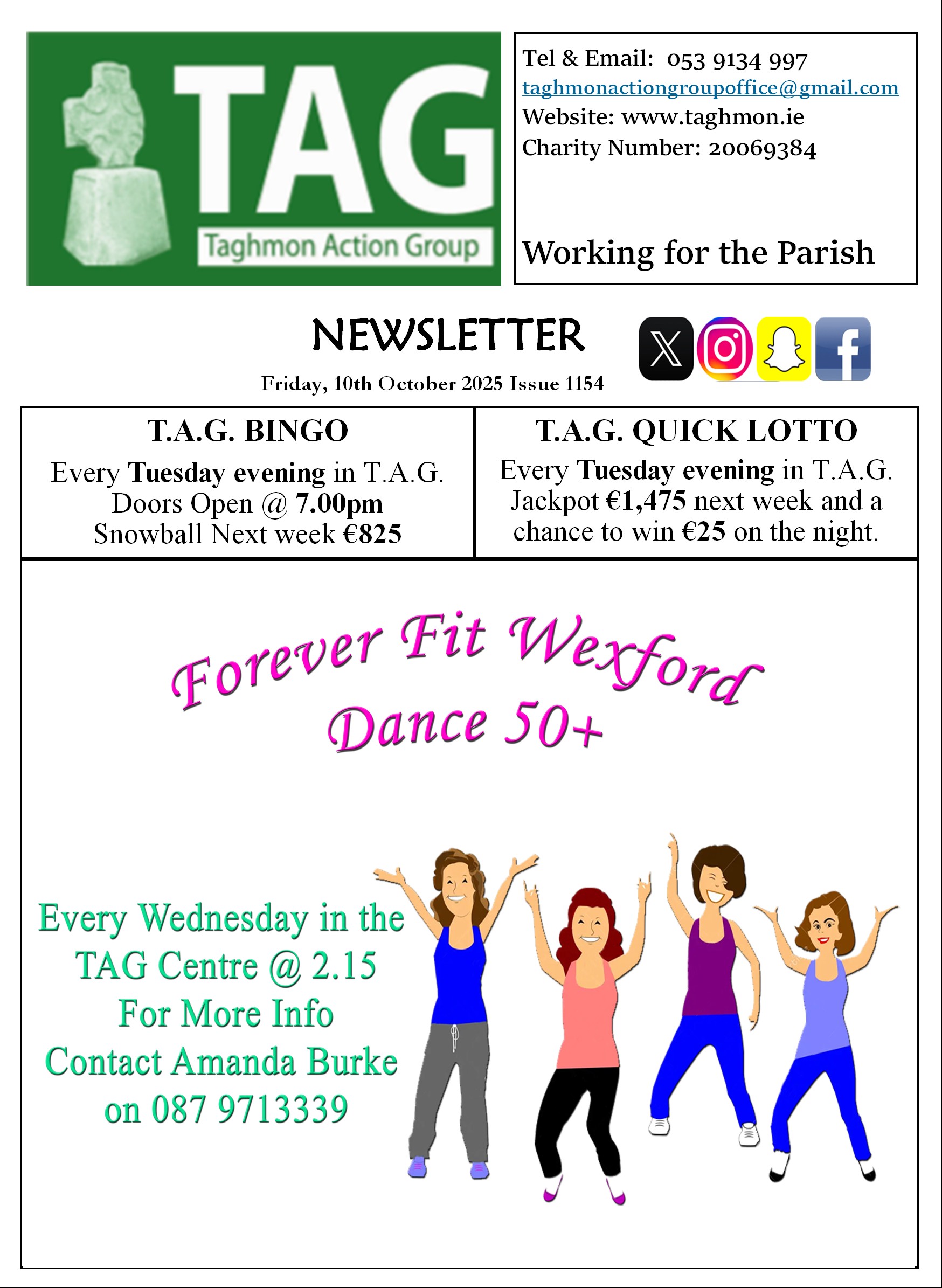 Newsletter 10th October Issue 1154